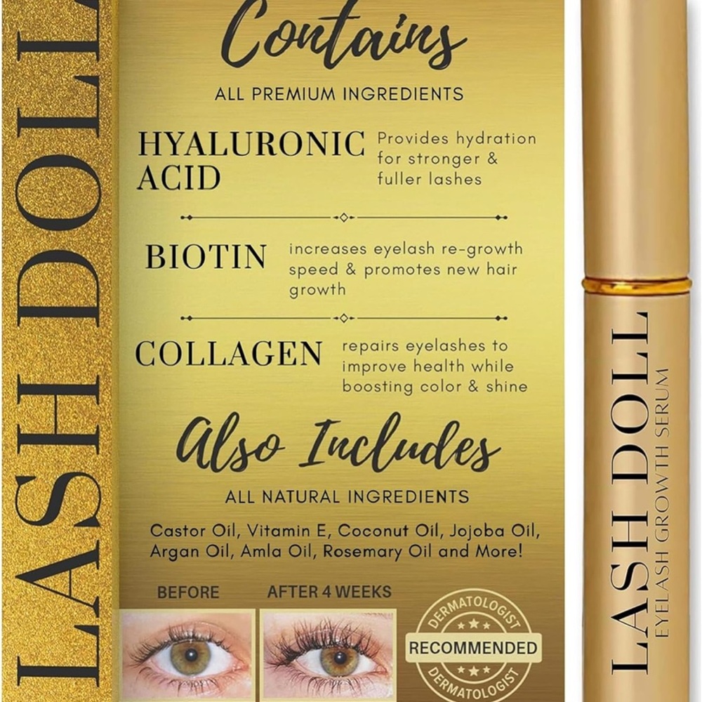 Eyelash Growth Serum - bundle with 2 free gifts